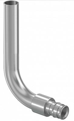 1136930 USYSTEMS угольник Smart Radi из никелированной латунной трубки 16-15 L=300мм, тип 1 '10Ф